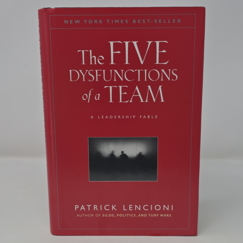 Patrick Lencioni Five Dysfunctions of a Team Hardcover w/ Dust Jacket 2002